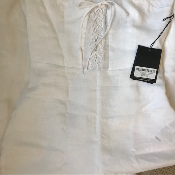 Nwt reformation rose jumpsuit white size 4 XS - Picture 7 of 7